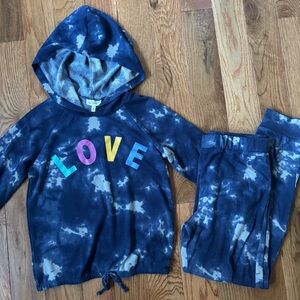 Self Esteem Tie-Dye Hoodie and Pants Set